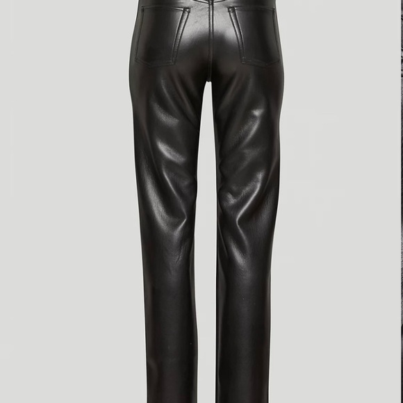 Aritzia Melina Low-Rise Vegan Leather Pants - Picture 2 of 8